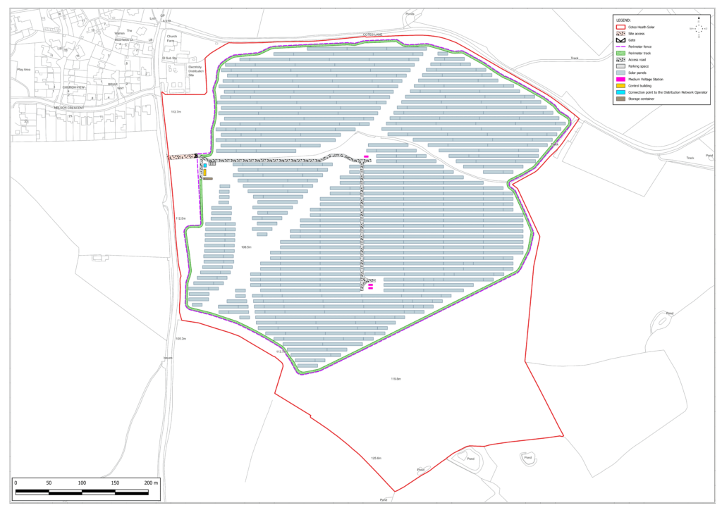 Plan 2: Site layout plan